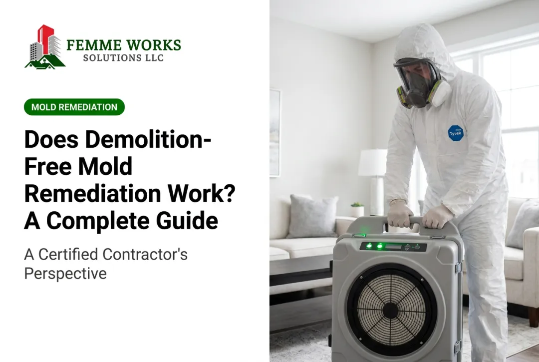 Does Demolition-Free Mold Remediation Work? A Complete Guide