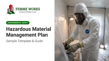 Hazardous Material Management Plan: Sample Template & Guide