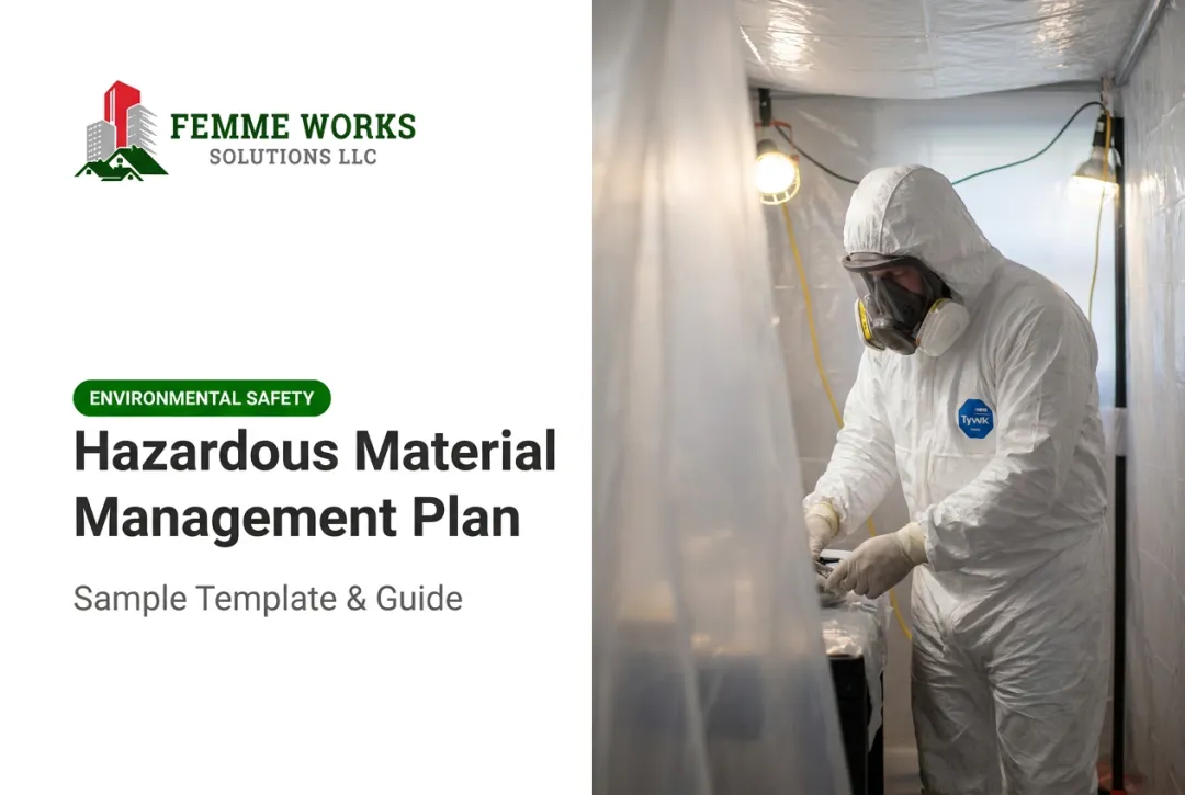 Hazardous Material Management Plan: Sample Template & Guide