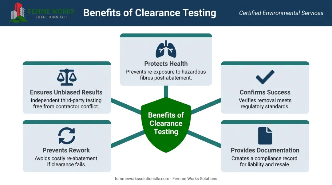 Five key benefits of post-remediation mold clearance testing for homeowners