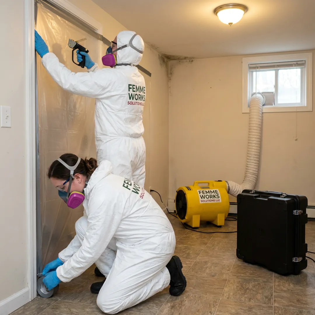 Mold remediation containment process