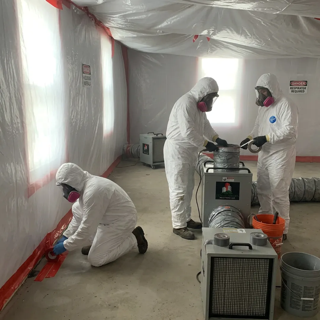 Hazardous material removal containment process