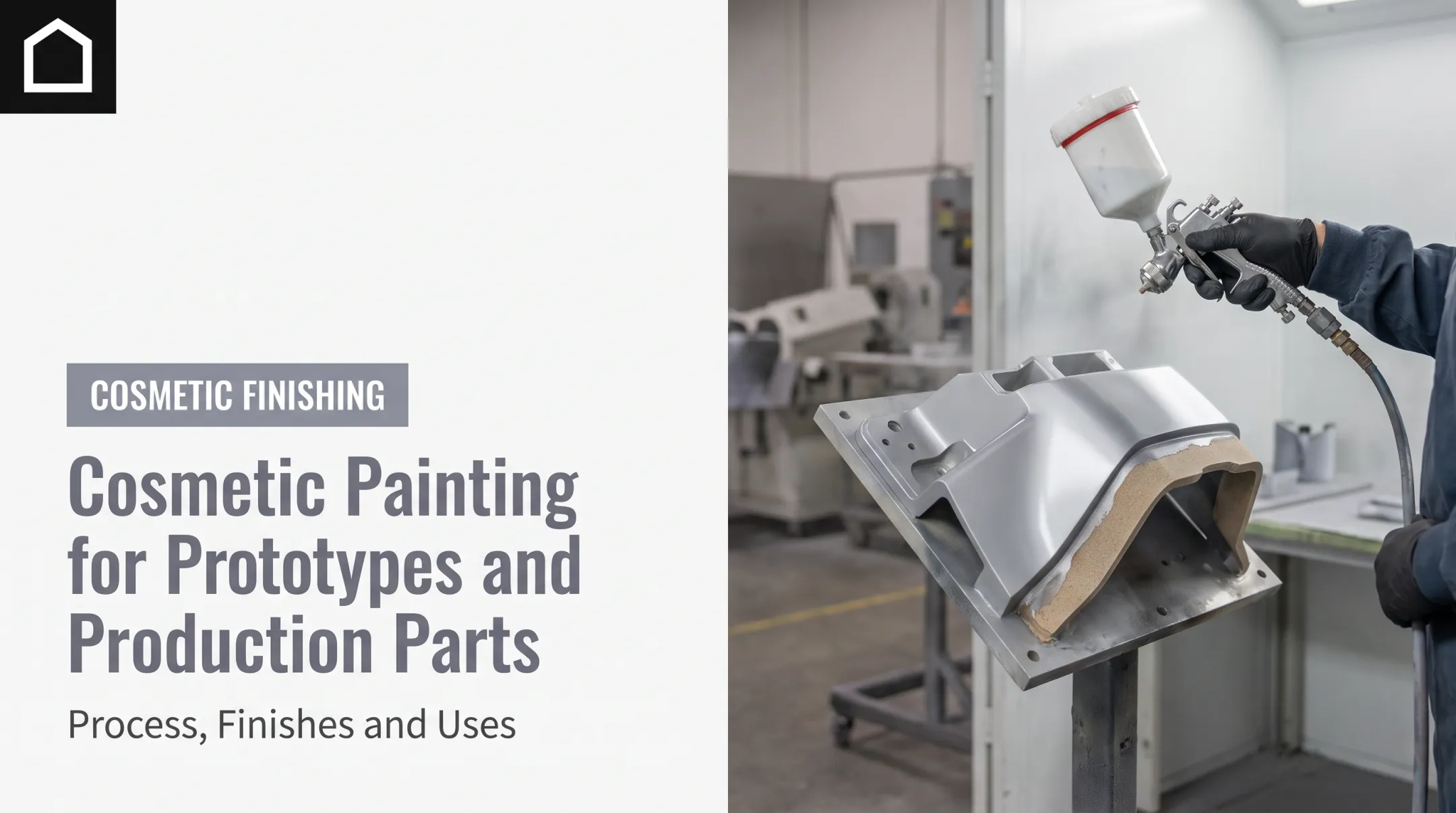 Cosmetic Painting for Prototypes and Production Parts: Process, Finishes and Uses