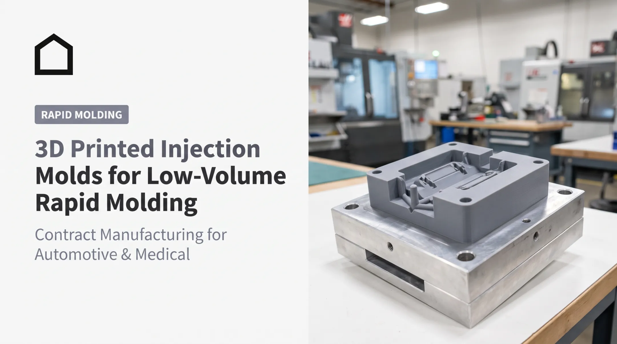 3D Printed Injection Molds for Low-Volume Rapid Molding