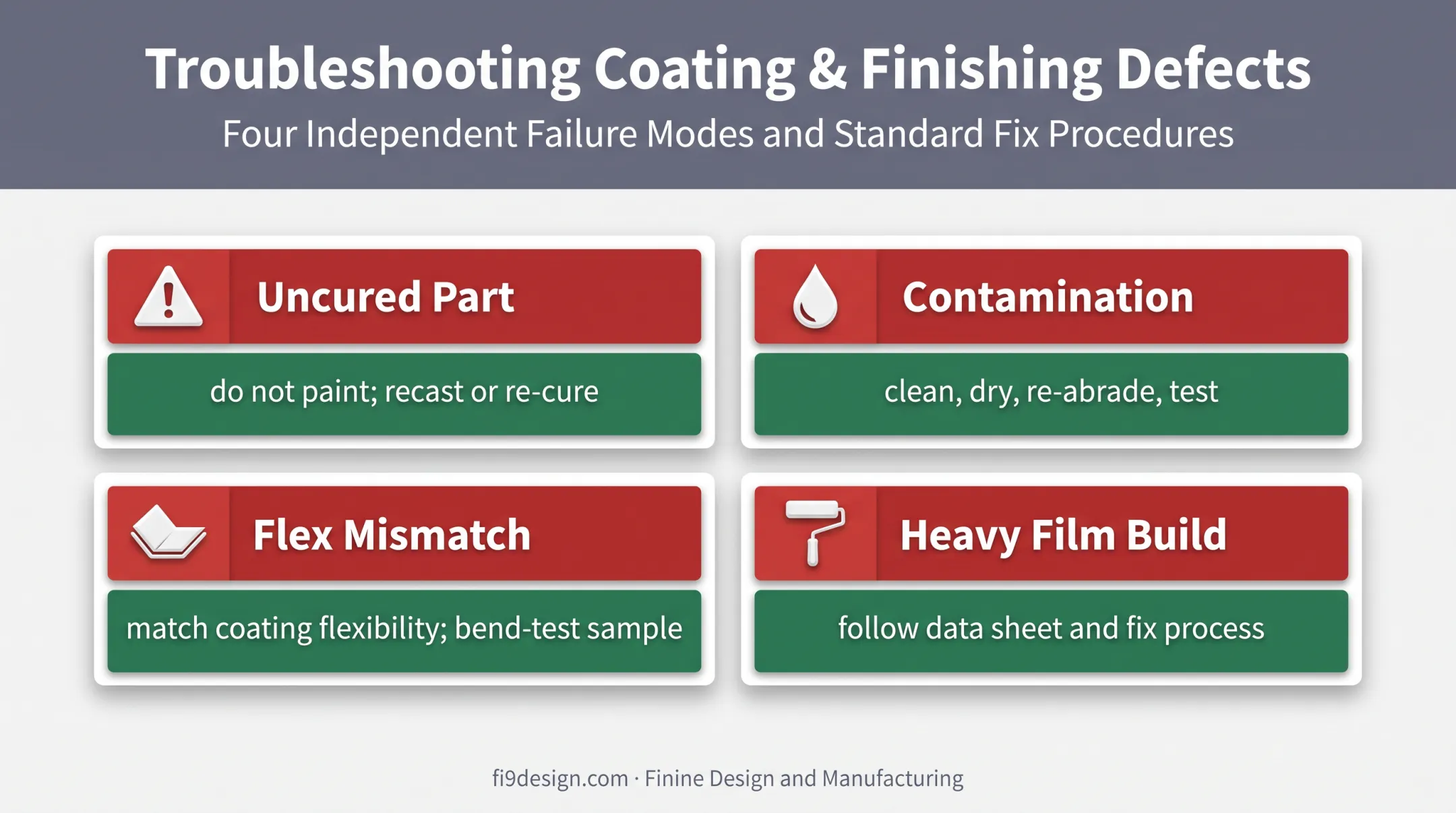 Four common urethane painting mistakes and troubleshooting fixes