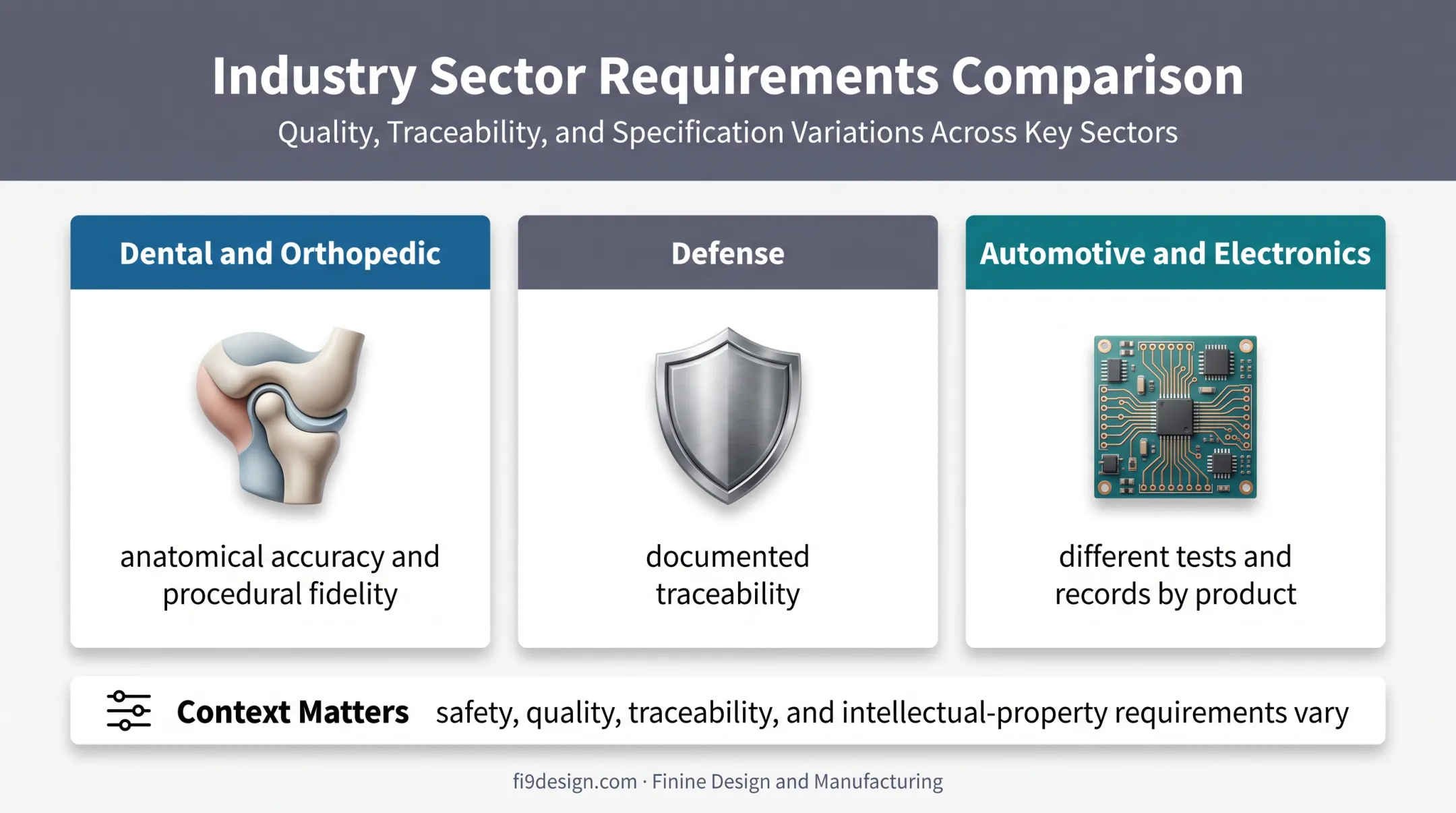 Industry-specific pilot production testing and documentation priorities