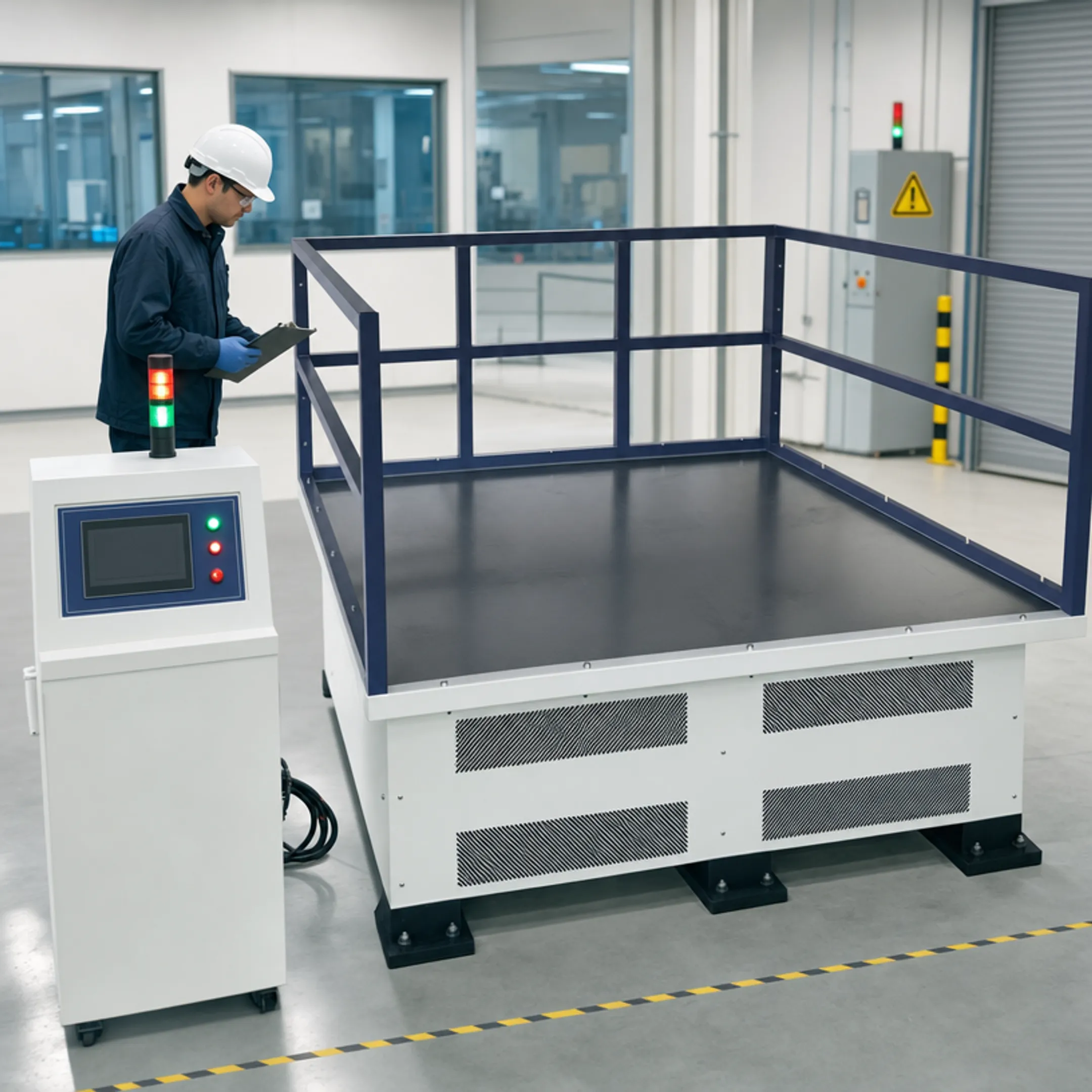 Automotive and military plastic components undergoing environmental durability testing