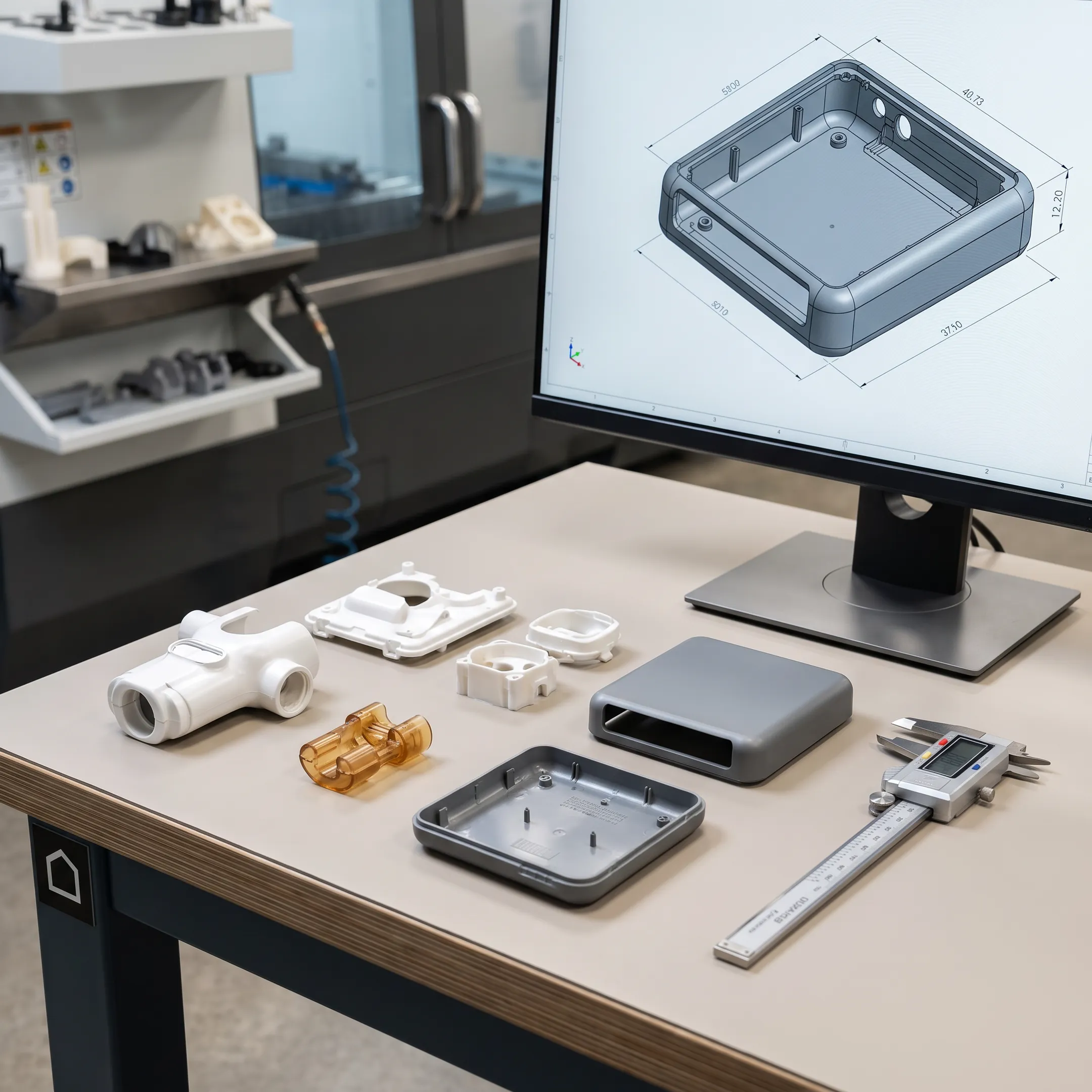 Custom molded parts and engineering models