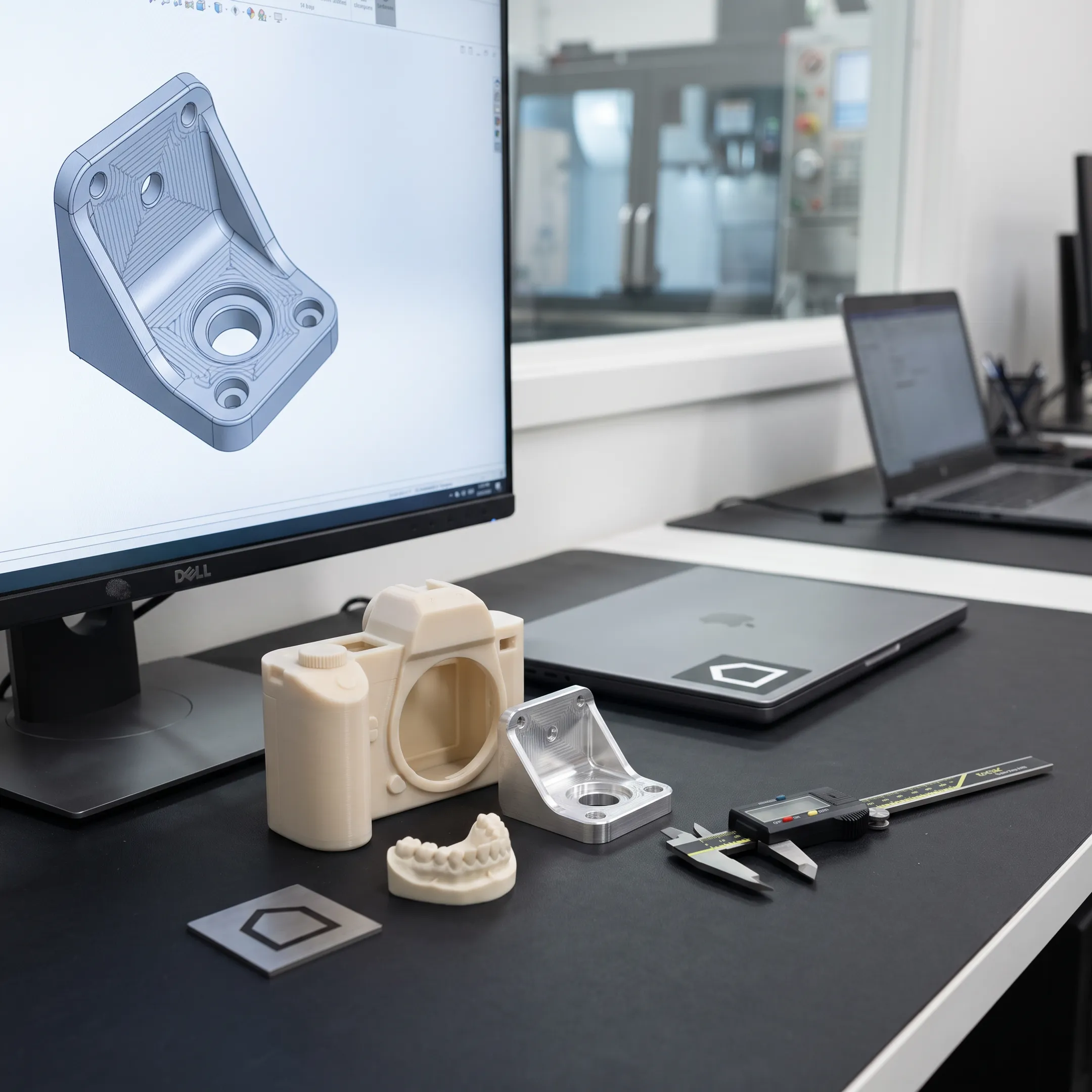 Custom prototype parts and digital CAD model