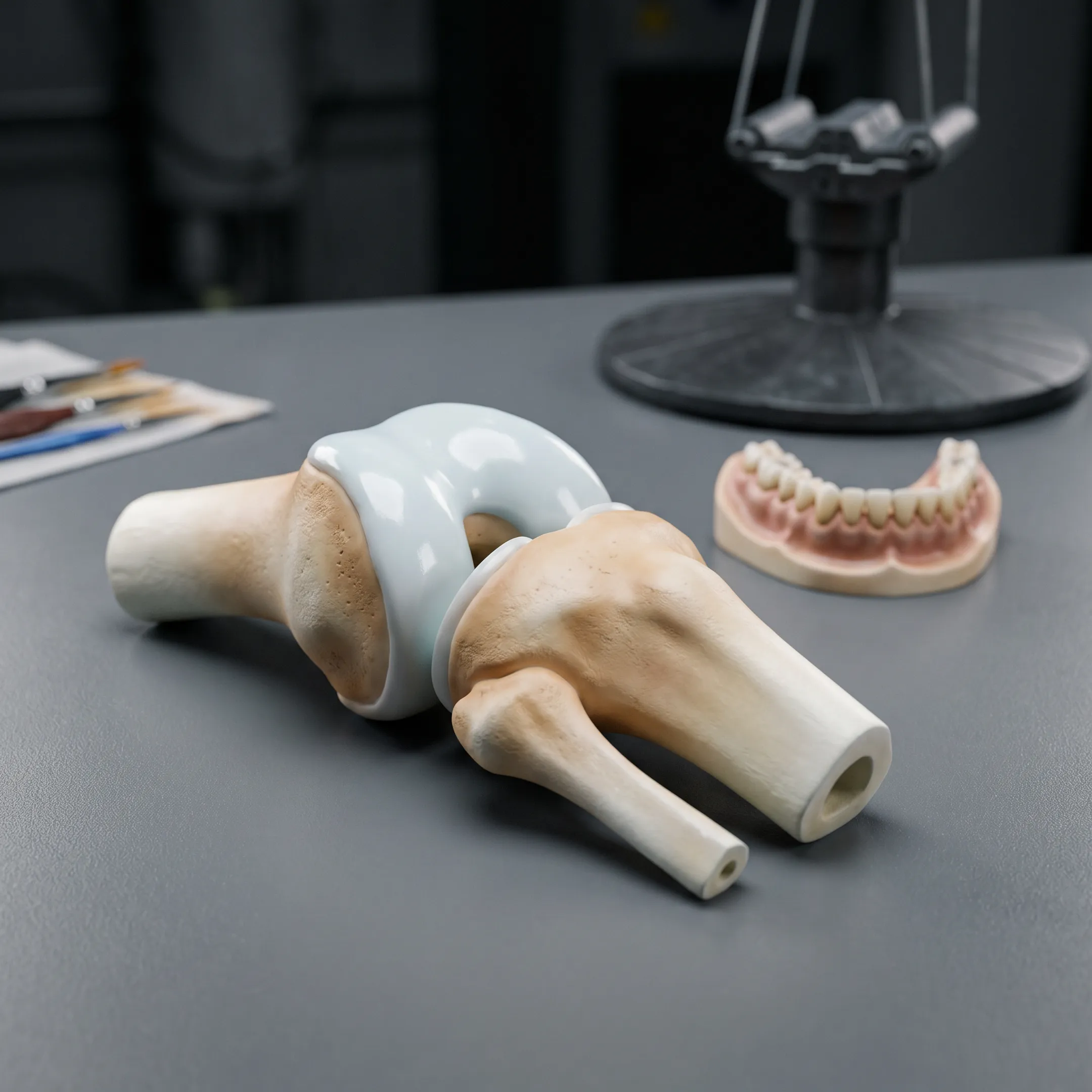 Dental and orthopedic molded plastic product