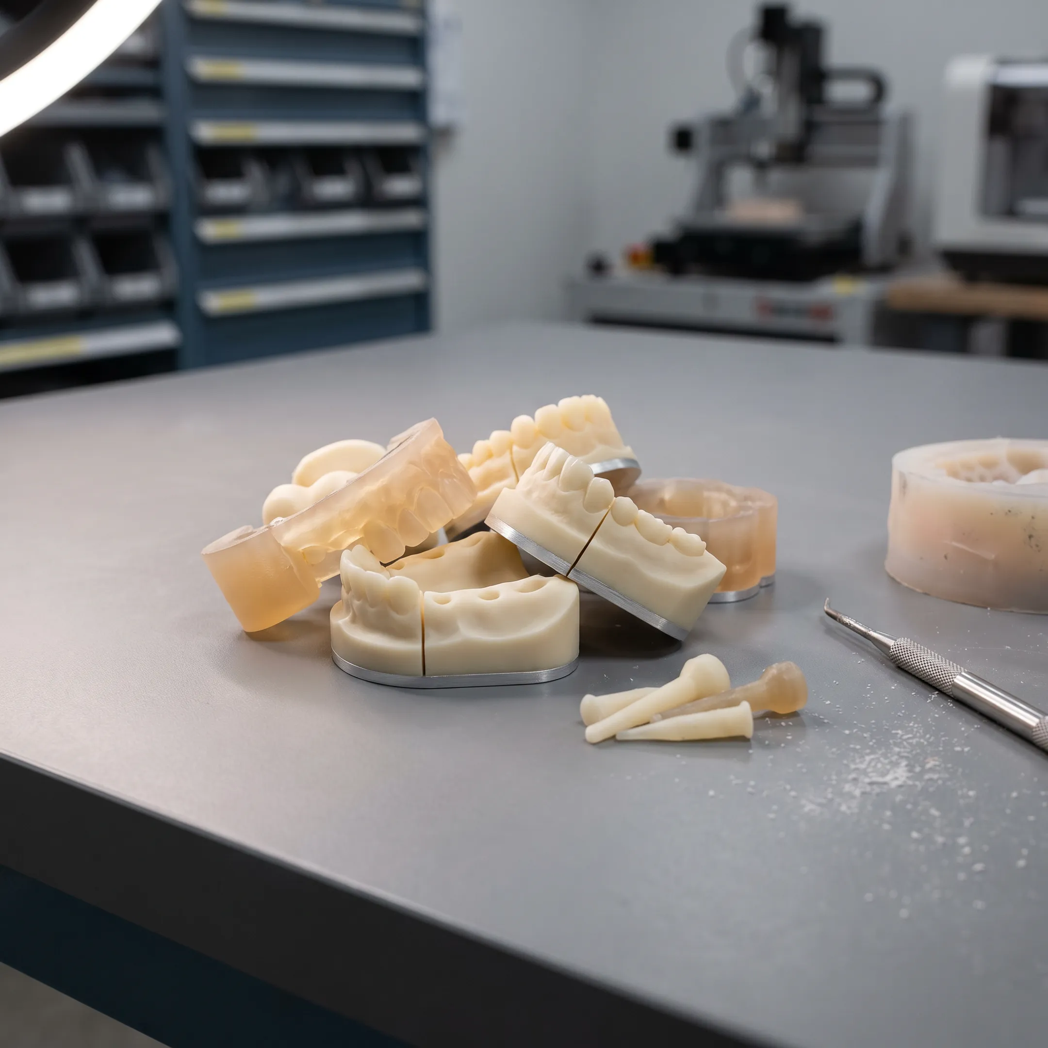 Dental product precision plastic parts