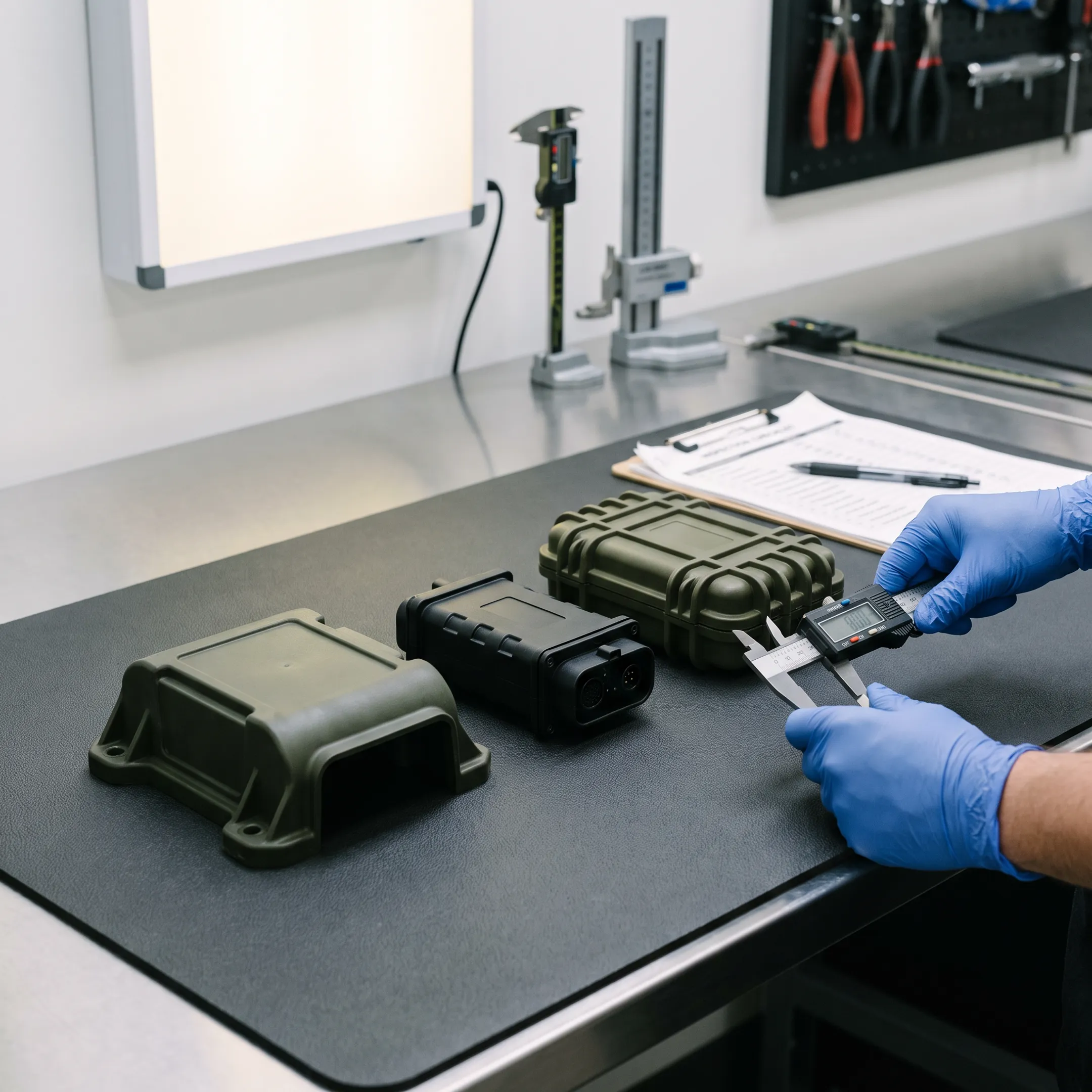 Military and defense manufactured components
