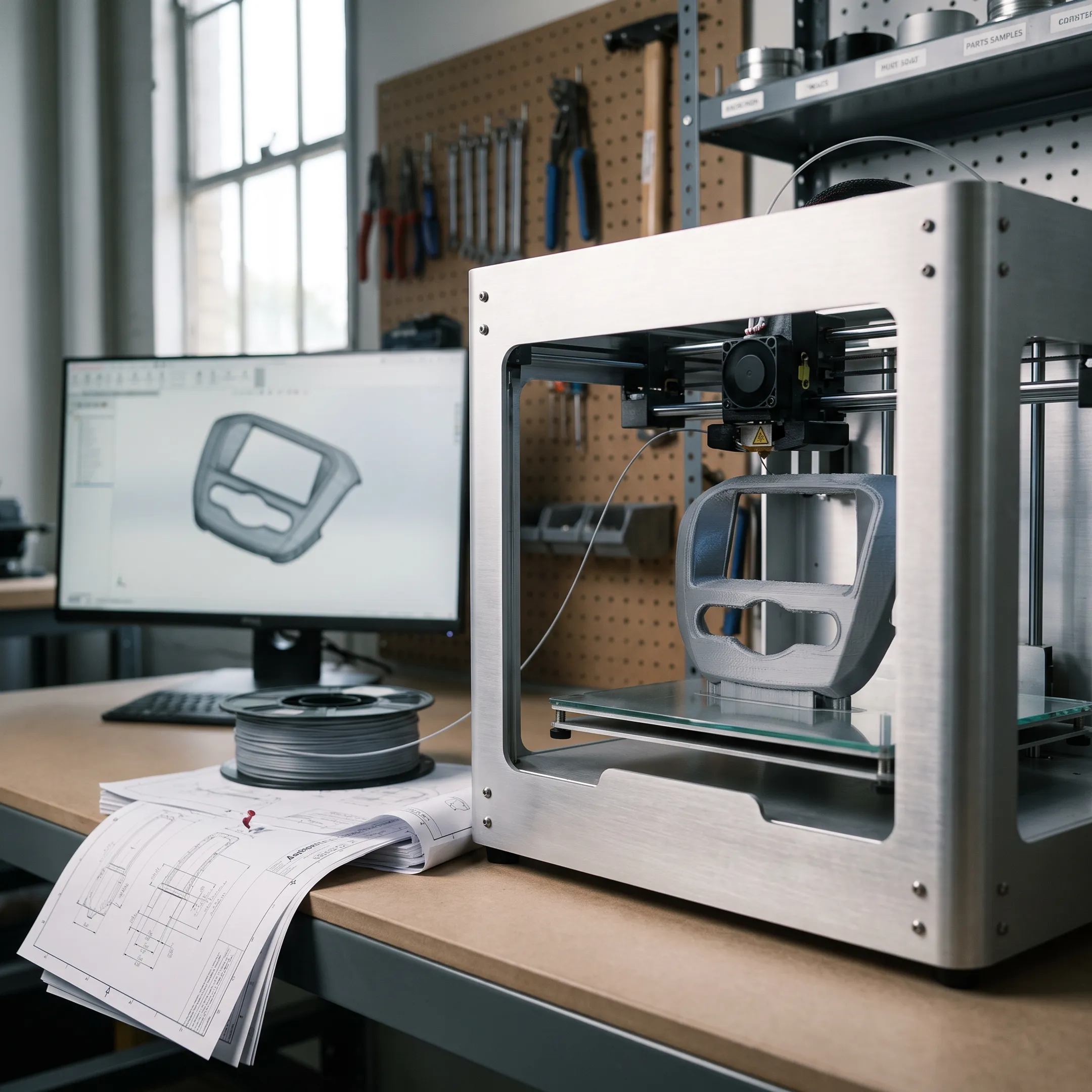 Automotive 3D printed components