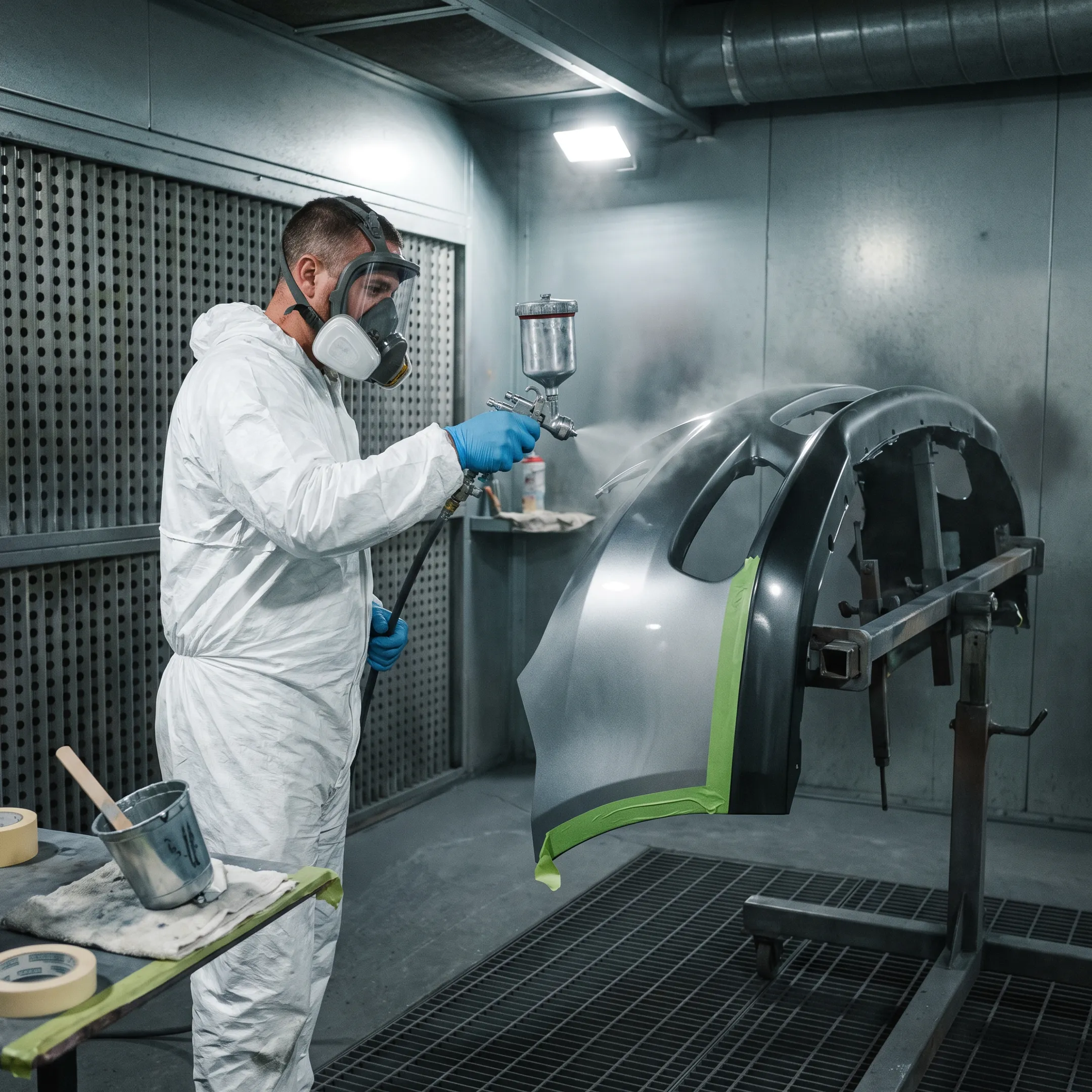 Automotive cosmetic coating application