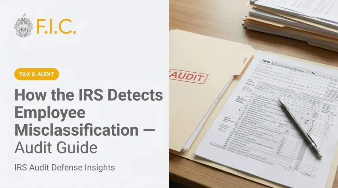 How the IRS Detects Employee Misclassification — Audit Guide