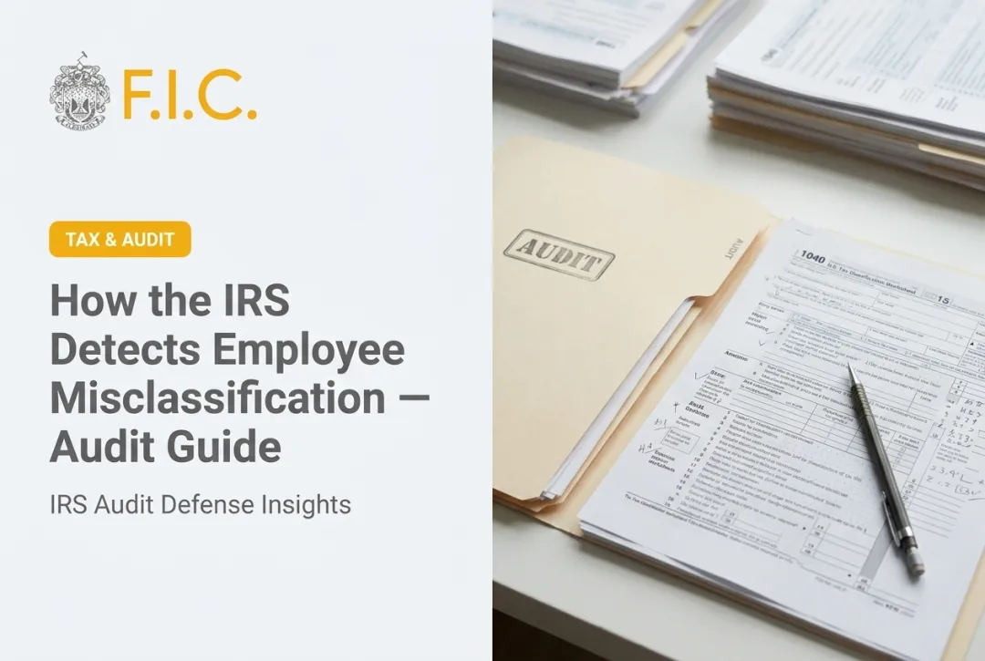 How the IRS Detects Employee Misclassification — Audit Guide
