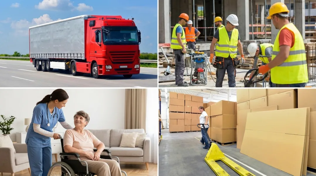High-risk misclassification industries construction trucking home health care workers