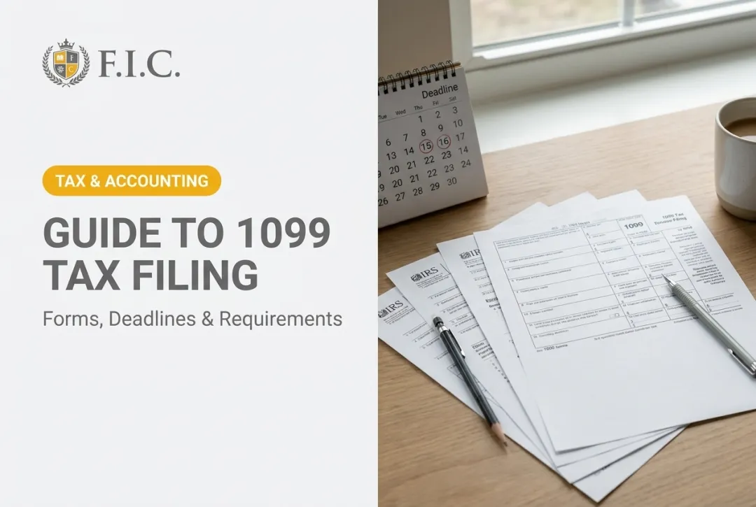 Guide to 1099 Tax Filing: Forms, Deadlines & Requirements