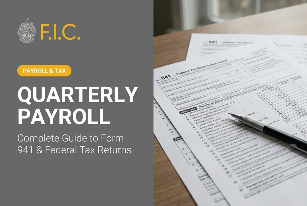 Quarterly Payroll: Complete Guide to Form 941 & Federal Tax Returns