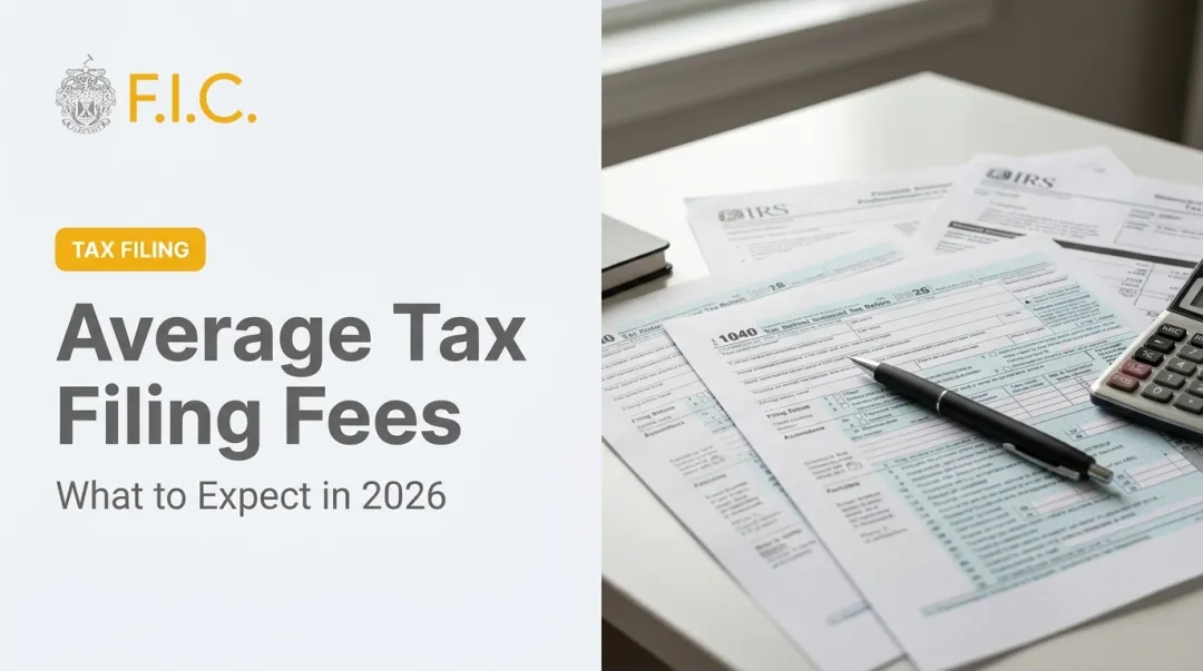 Average Tax Filing Fees: What to Expect in 2026