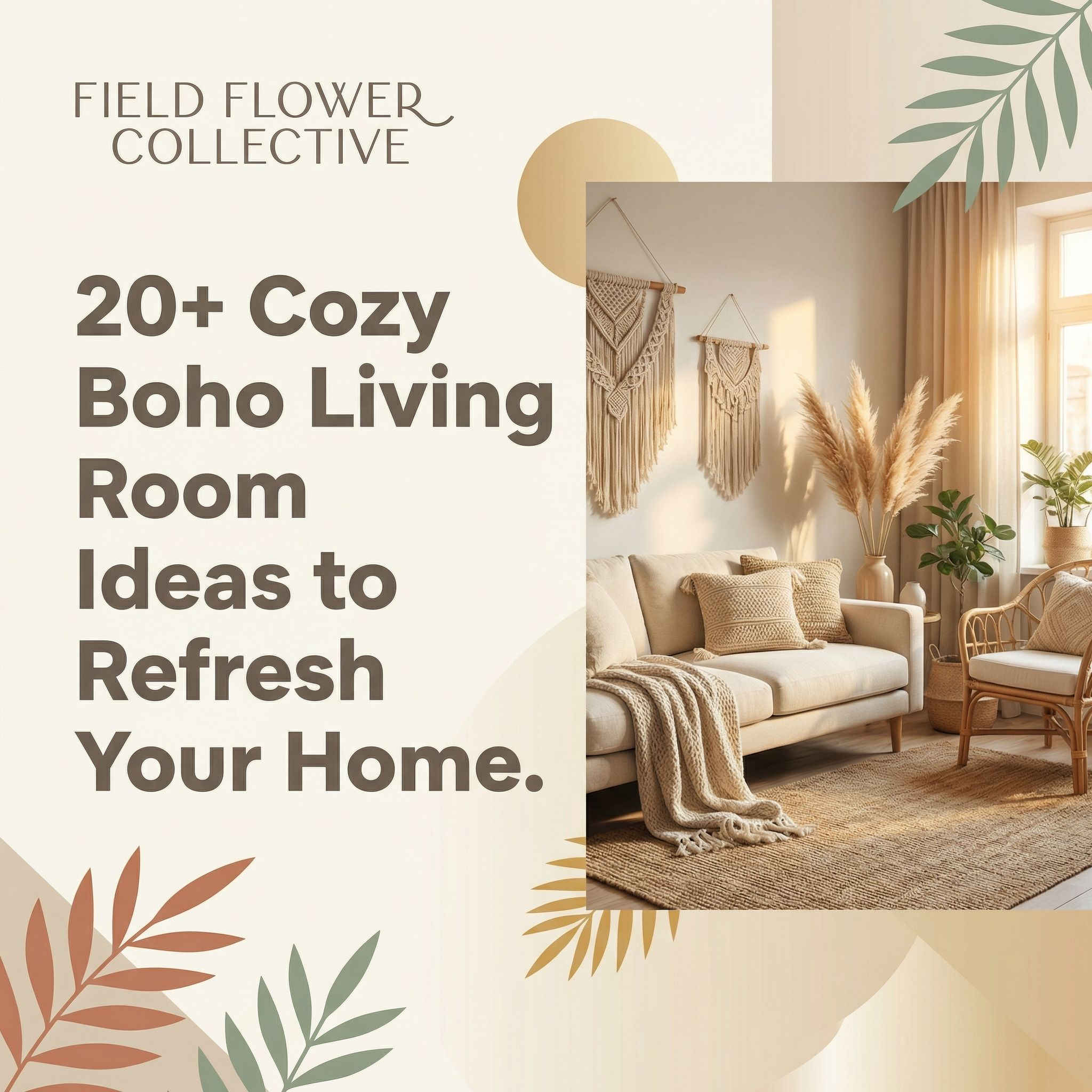 20+ Cozy Boho Living Room Ideas to Refresh Your Home