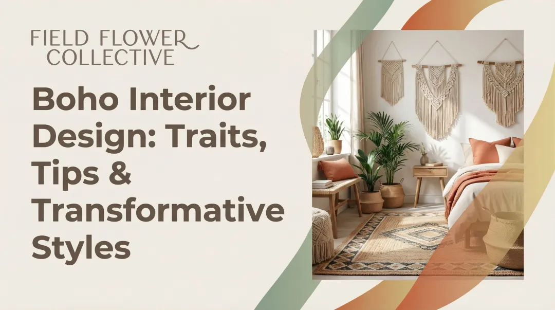 Cover image for Boho Interior Design: Traits, Tips & Transformative Styles