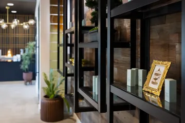 Professional office conference room with modern furniture and brand-integrated design