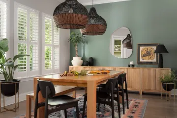 Commercial renovation project planning with design blueprints and material samples
