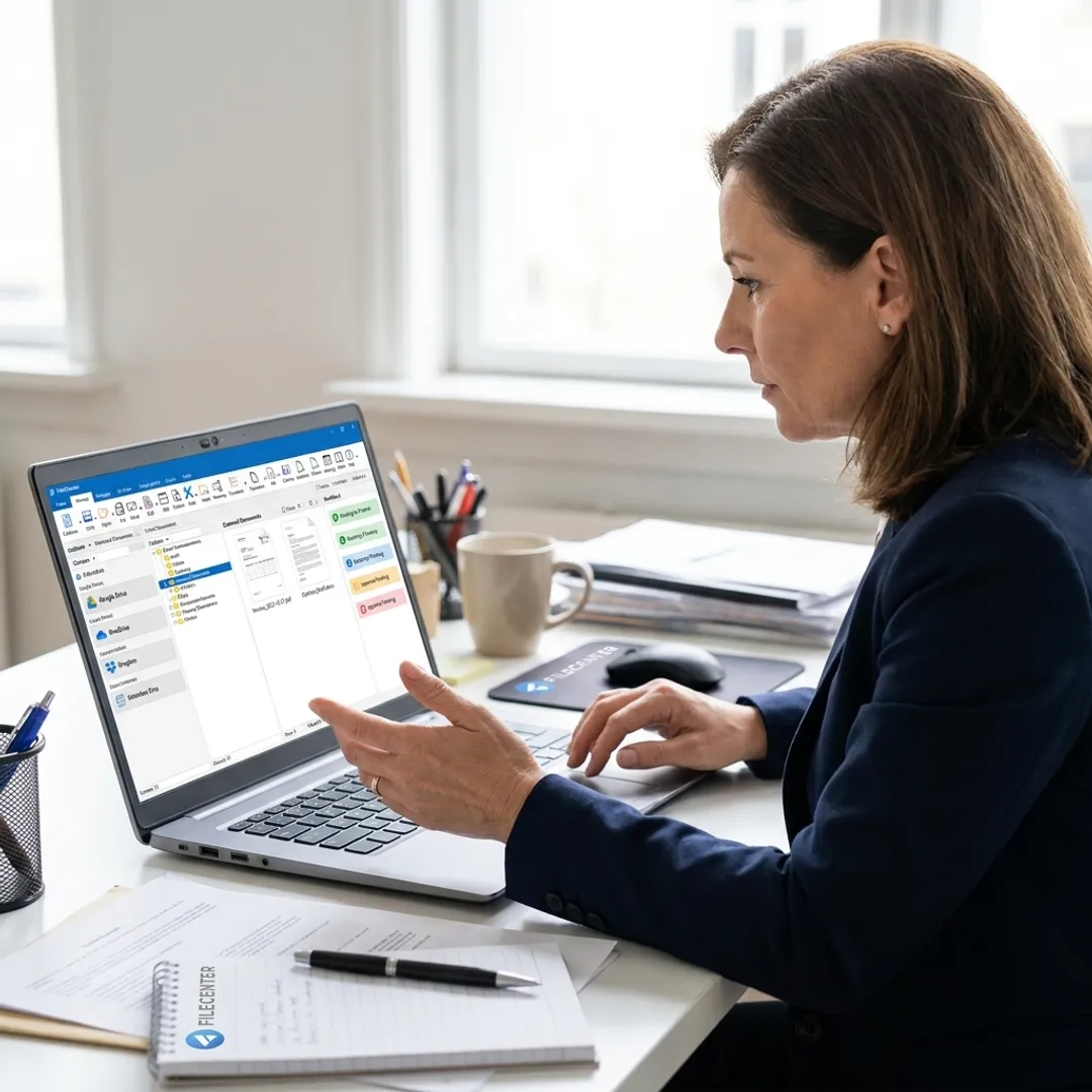 Document automation software dashboard