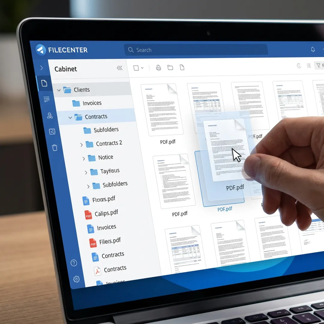 PDF pages being reordered on screen