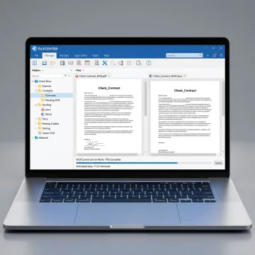 OCR converting a scanned PDF into Word