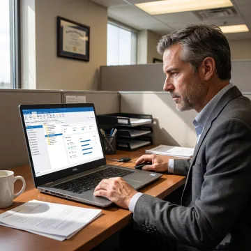 Loan document management software dashboard