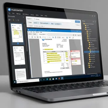 PDF editor and reader software interface