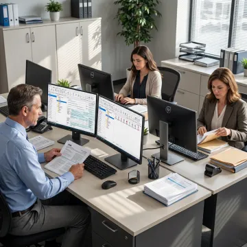 accounting workflow management software dashboard