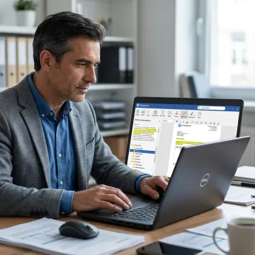 Professional organizing searchable PDF documents