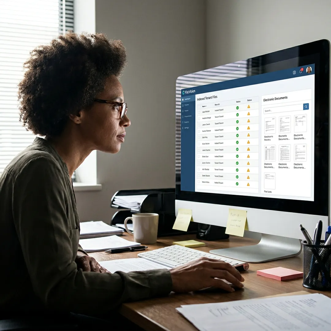 Digital document review workflow for housing records