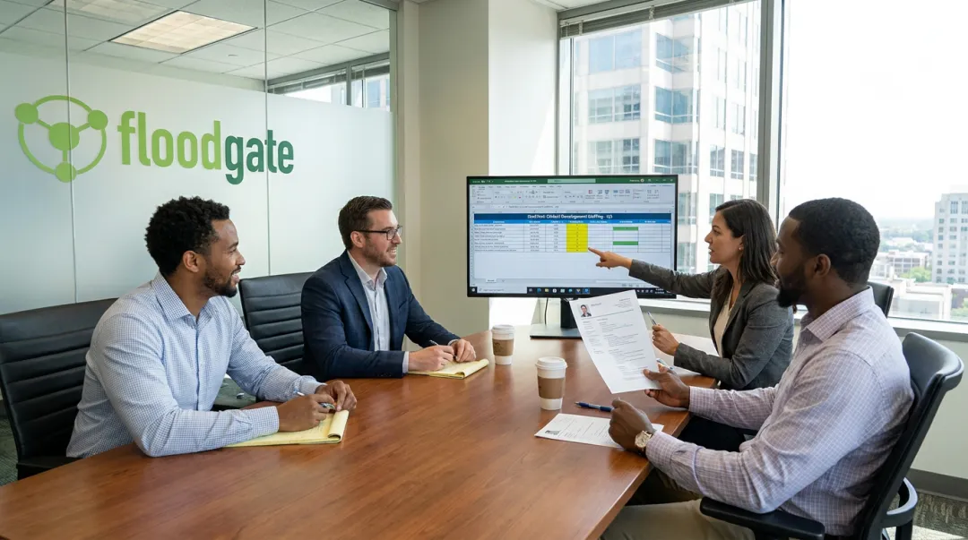 FloodGate Medical talent directors collaborating with MedTech clinical teams