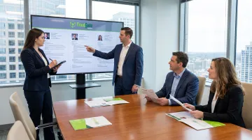 FloodGate Medical recruitment team conducting interim executive candidate interview and evaluation process