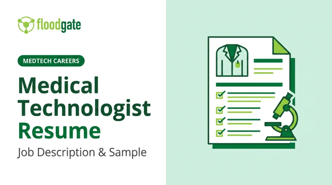 Medical Technologist Resume: Job Description & Sample