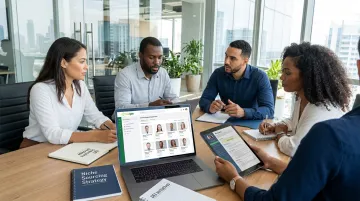 MedTech recruiting specialists reviewing candidate qualifications for technical roles