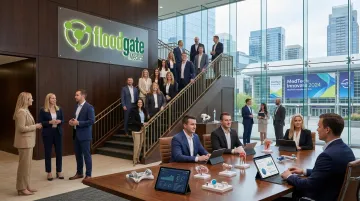 FloodGate Medical recruitment team engaging with MedTech professionals at industry network event