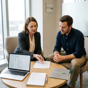 Career counseling session for a MedTech professional in Texas