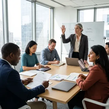 Fractional leader advising a MedTech team
