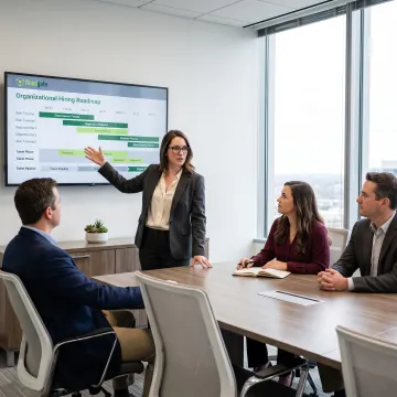 Advisor discussing MedTech hiring strategy with leaders