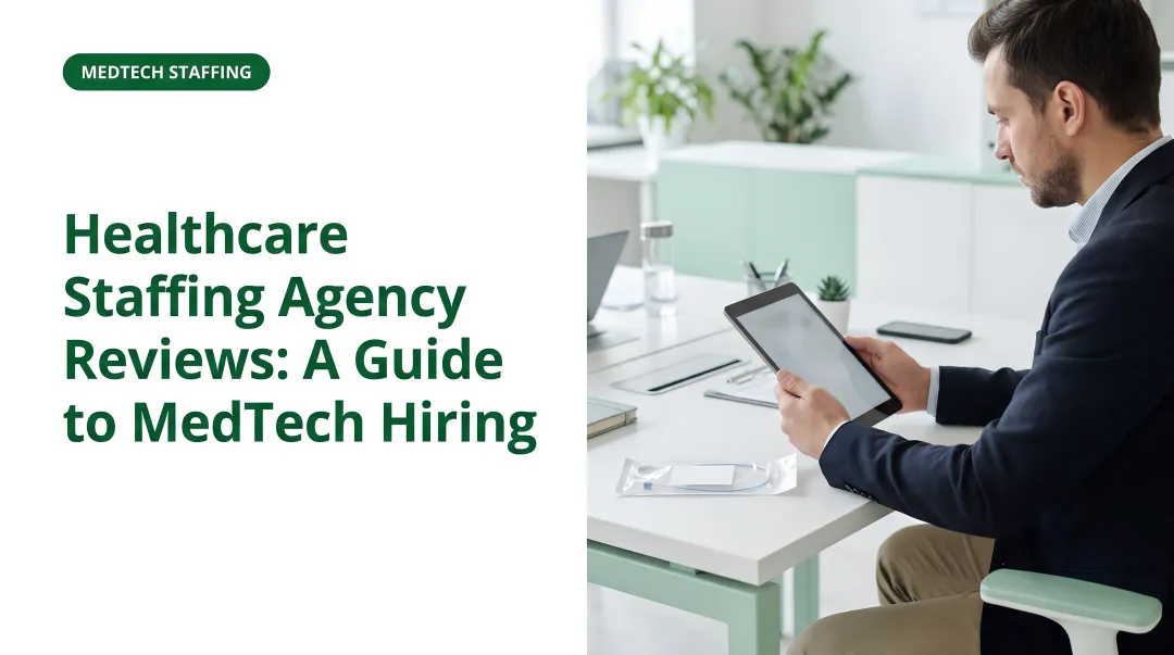 Healthcare Staffing Agency Reviews: A Guide to MedTech Hiring