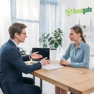 Healthcare recruiter discussing career options