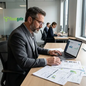 Medical recruiter assessing MedTech candidate profiles