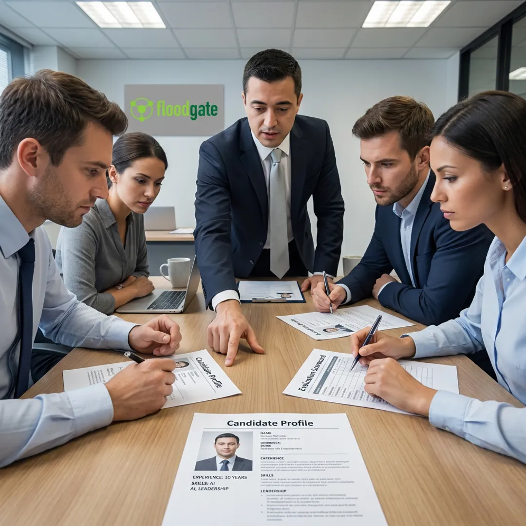 Recruiter managing a MedTech staffing process