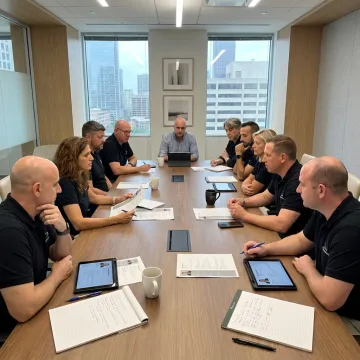 Healthcare recruiter meeting with MedTech professionals