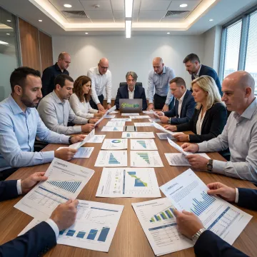 MedTech leaders reviewing sales compensation plans